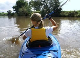 youth kayaking