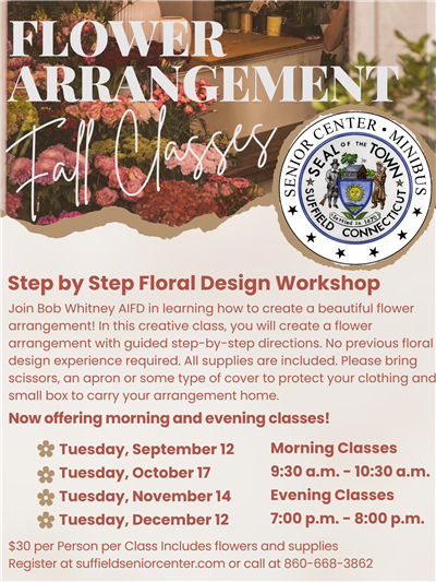 Fall Floral Design Class - Step by Step Design Workshop